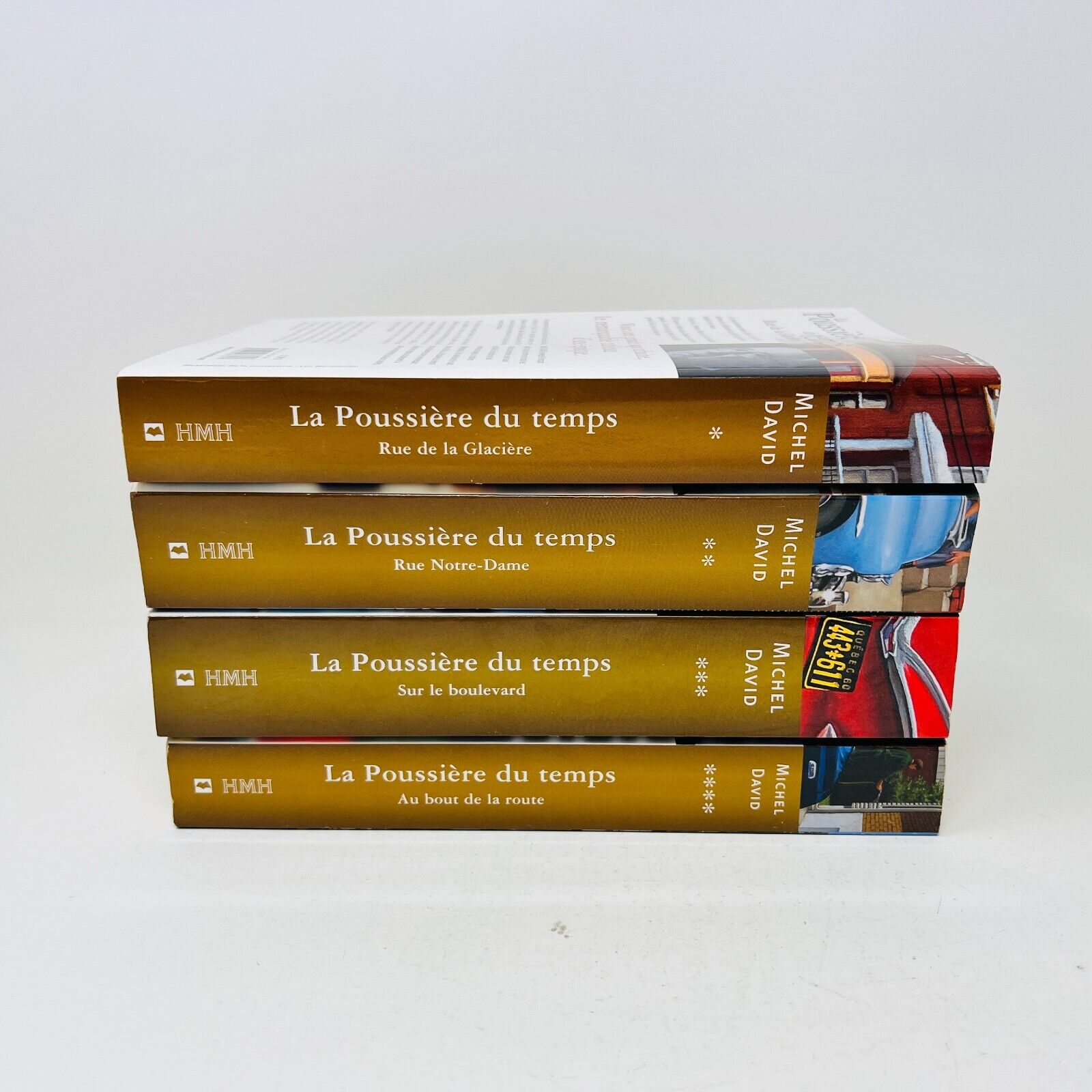 La Poussière du Temps #1-4 Michel David Série Complète Set Lot 4 Livres Français