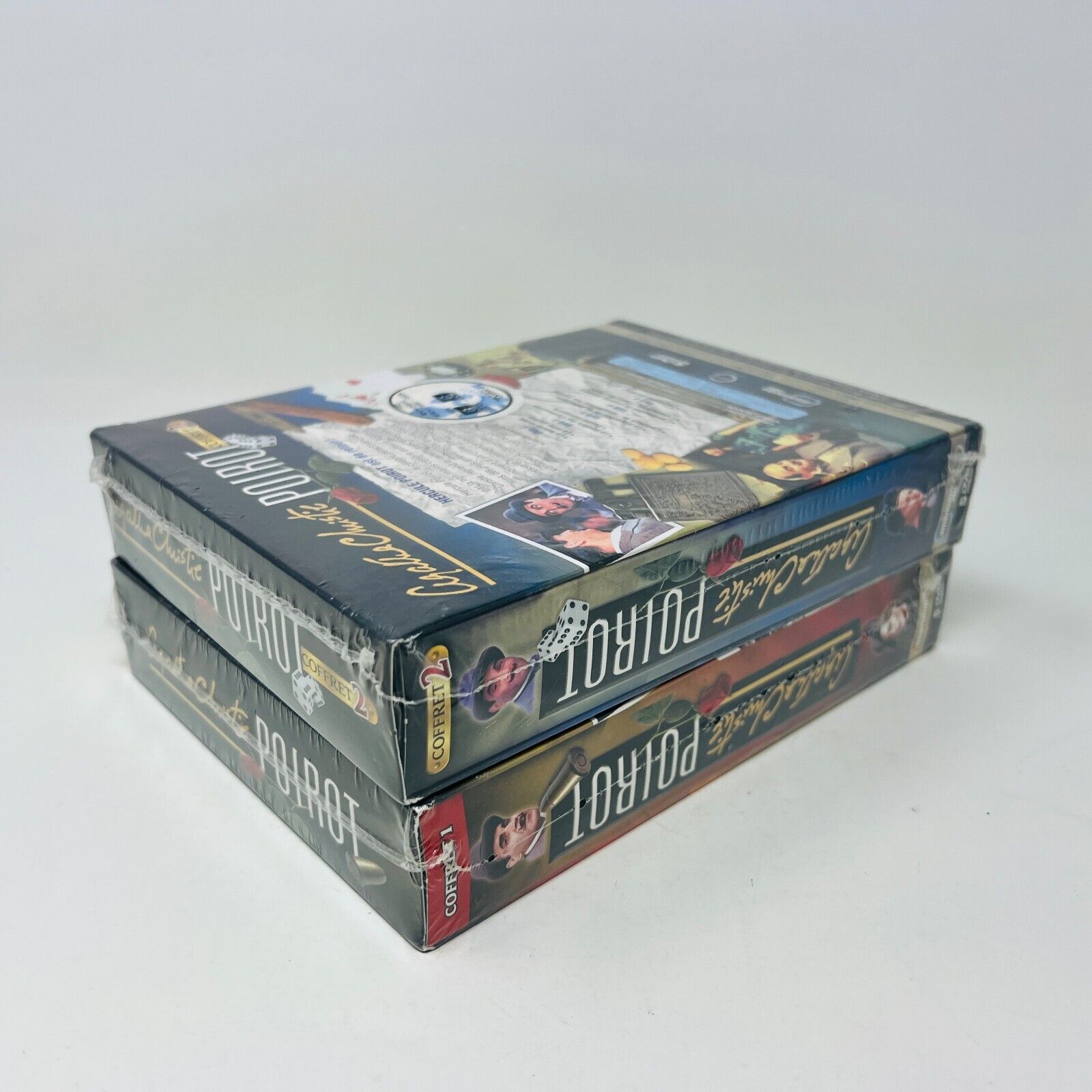Agatha Christie Poirot Coffrets #1-2 Lot de DVD Scellés en Français/French NTSC