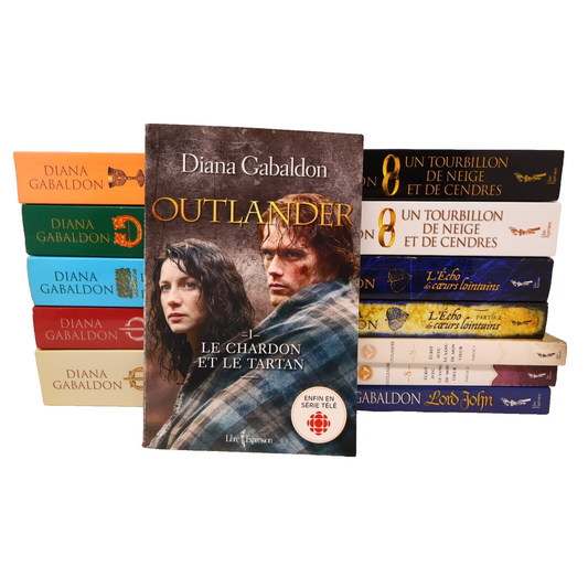 Le Chardon et le Tartan Outlander Lot 13 Livres Diana Gabaldon Français French