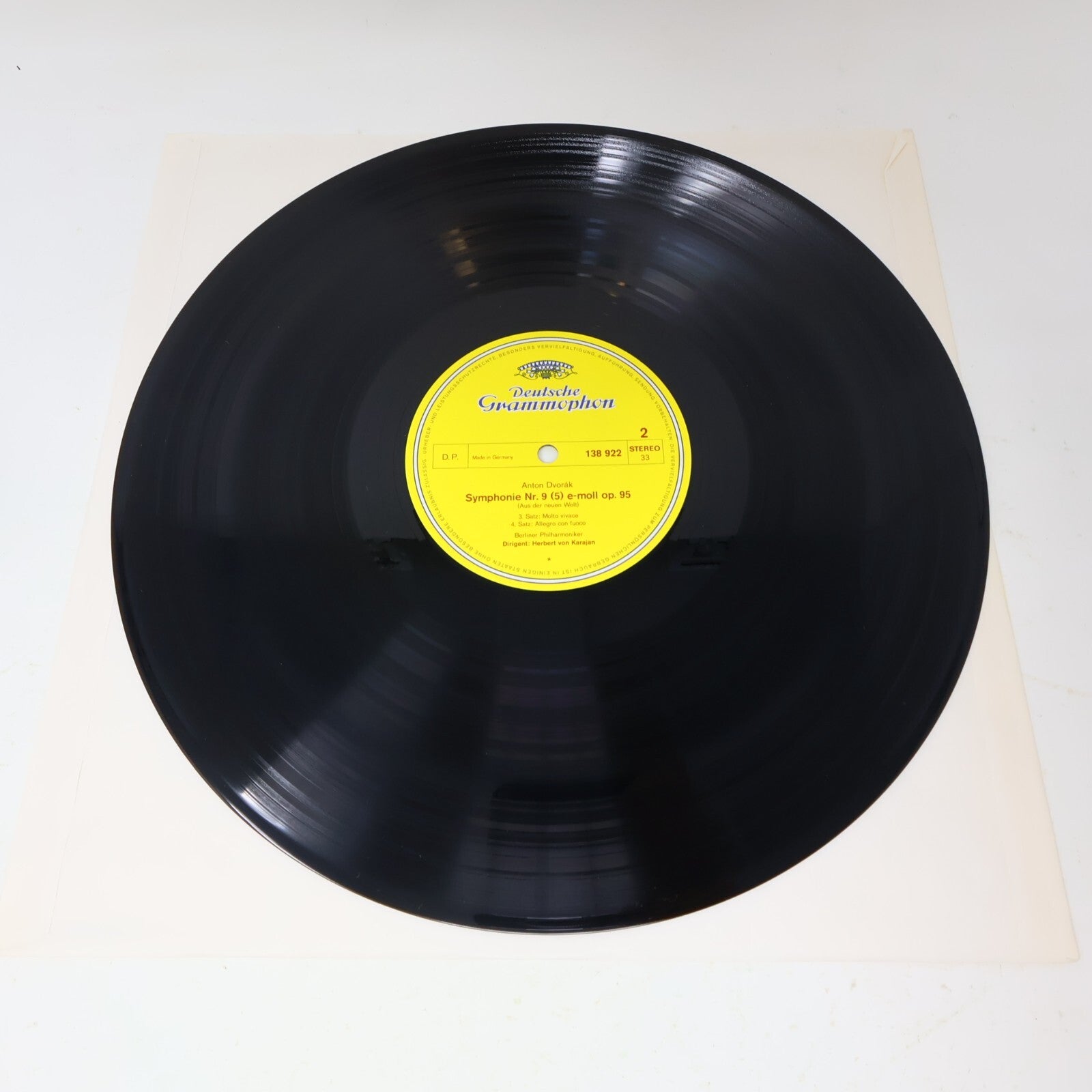 Herbert von Karajan Dvořák From The New World Symphonie Nr.9 (5) Record 138 922