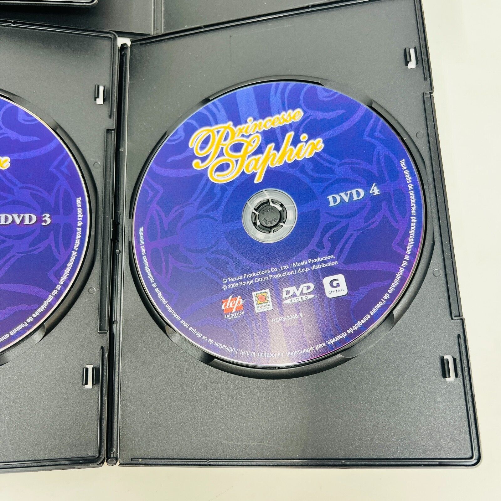 Coffret Princesse Saphir DVD Testé Série Enfants NTSC DEP en Français/French 4:3