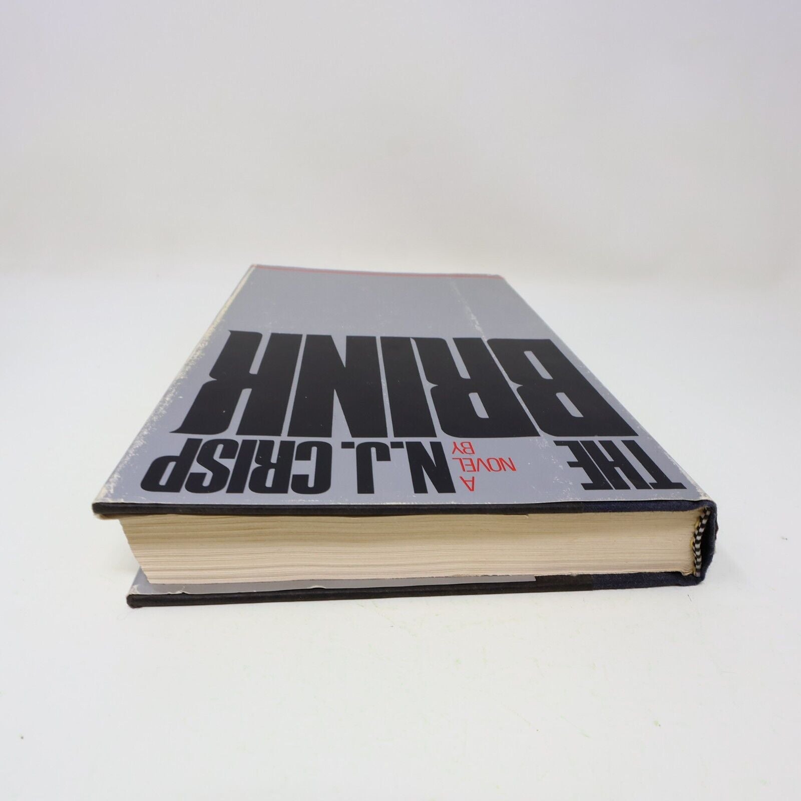 1982 The Brink N. J. Crisp Espionage Spy Thriller Viking Hardcover Book 80s HC