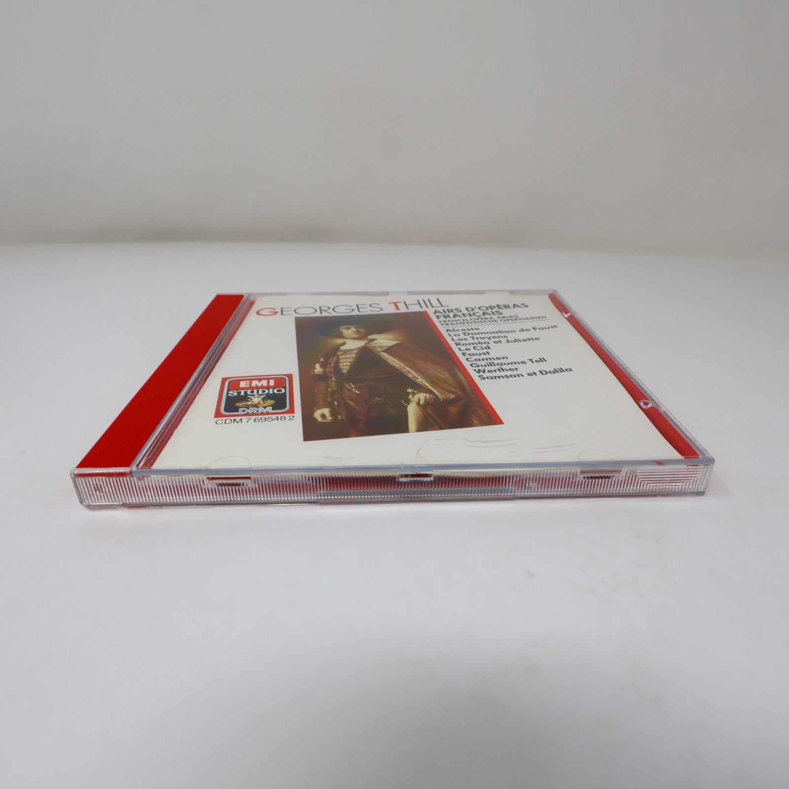 Georges Thill Airs D'Opéras Français/French Opera Arias CD Angel CDM 7 69548 2