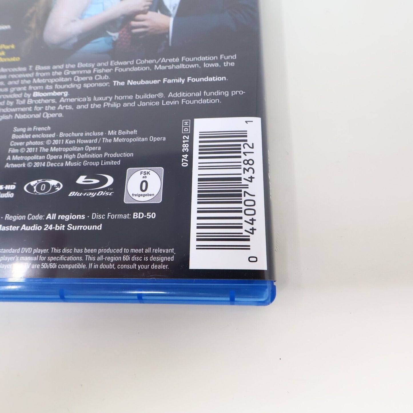 Gounod Faust Blu-Ray Jonas Kaufmann Yannick Nézet-Séguin Metropolitan Opera HD