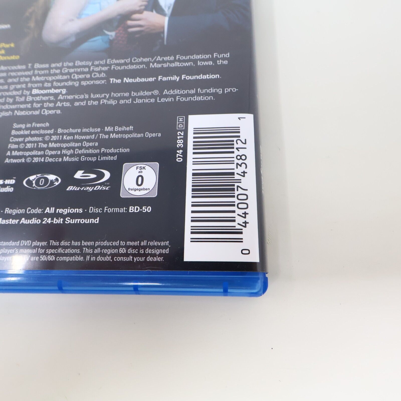 Gounod Faust Blu-Ray Jonas Kaufmann Yannick Nézet-Séguin Metropolitan Opera HD