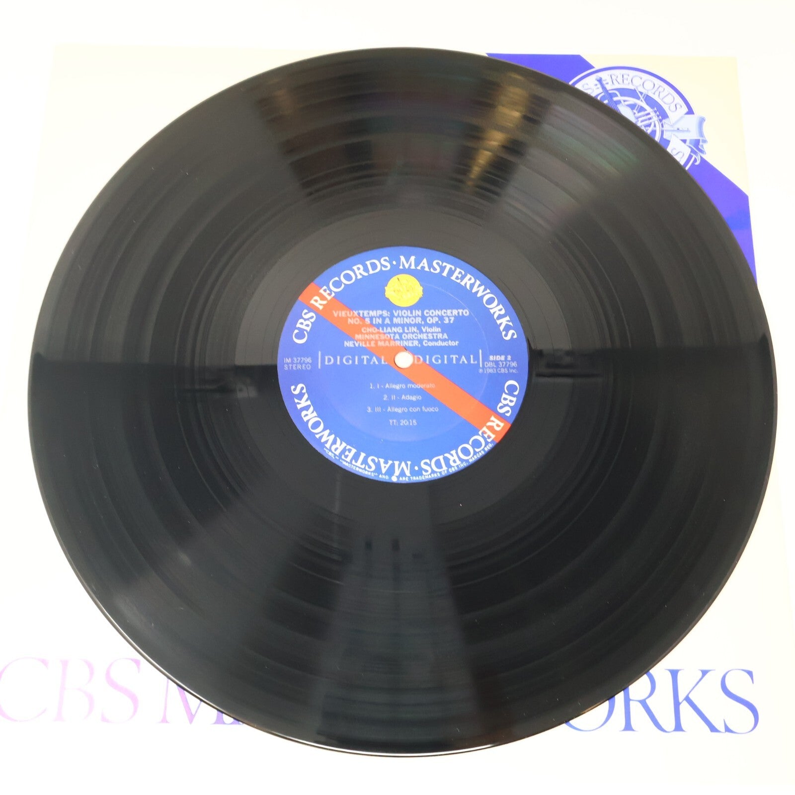 Cho-Liang Lin Haydn Vieuxtemps Violin Concerto Marriner LP Record Masterworks