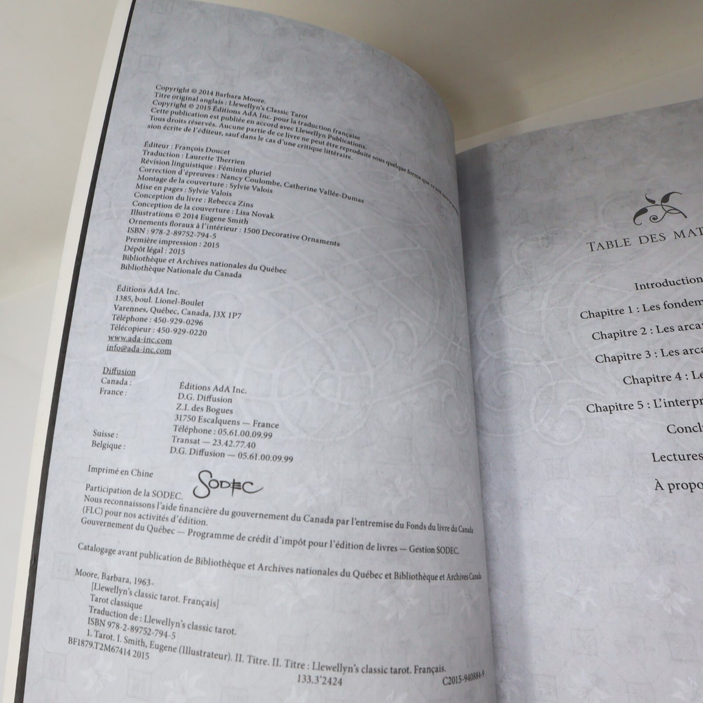 Tarot Classique Barbara Moore Cartes Français Ada Illustré Eugene Smith Complet
