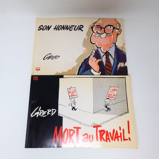 Mort au Travail! Son Honneur Lot 2 Bandes dessinées Girerd 1980-1981 Bd Français