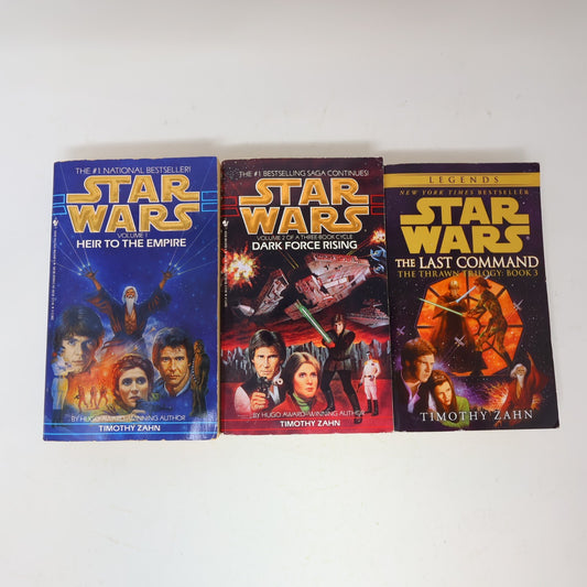 The Thrawn Trilogy #1-3 Star Wars Lot 3 Books Timothy Zahn Complete Set 90s PB