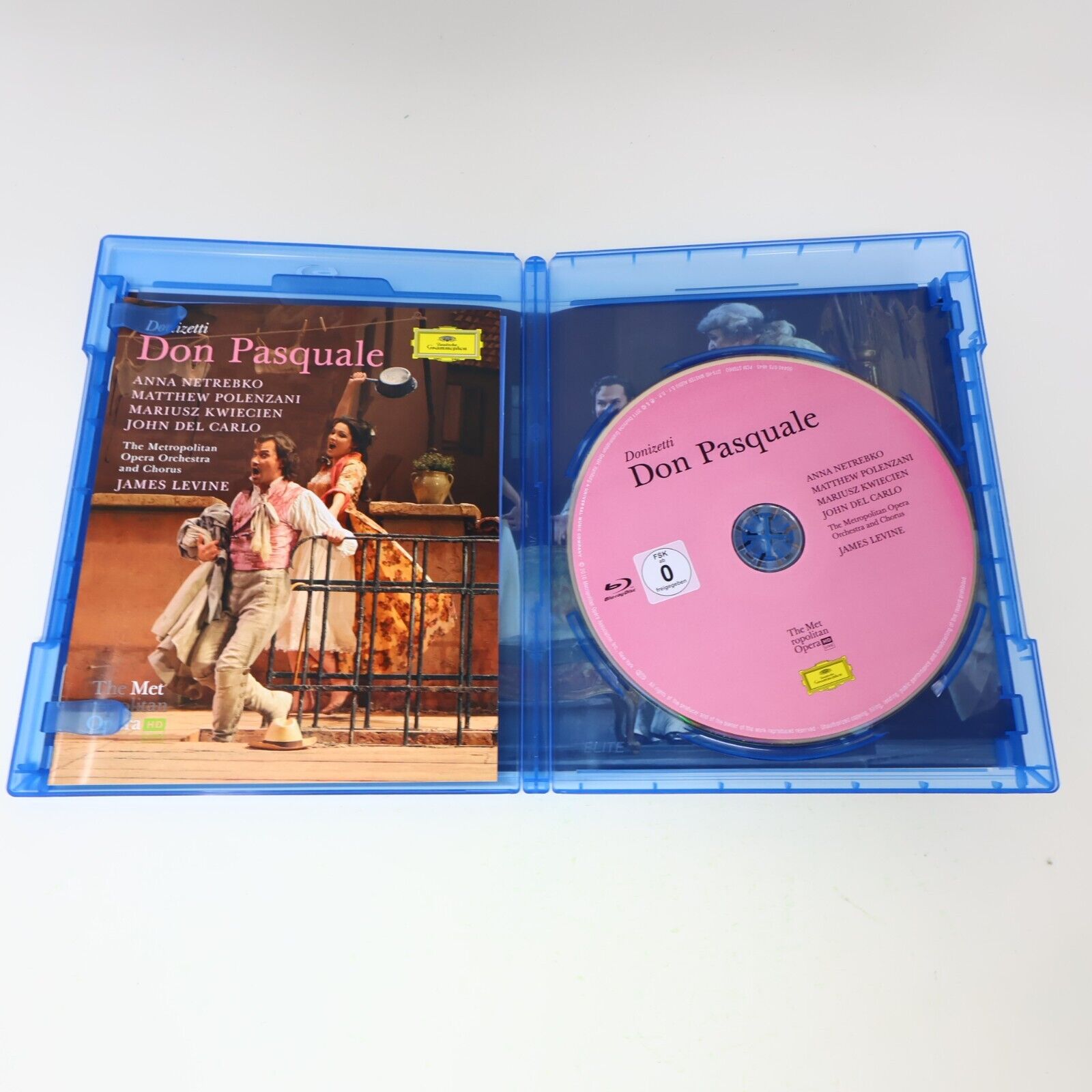 Donizetti Don Pasquale Metropolitan Opera Blu-Ray 2011 James Levine A. Netrebko