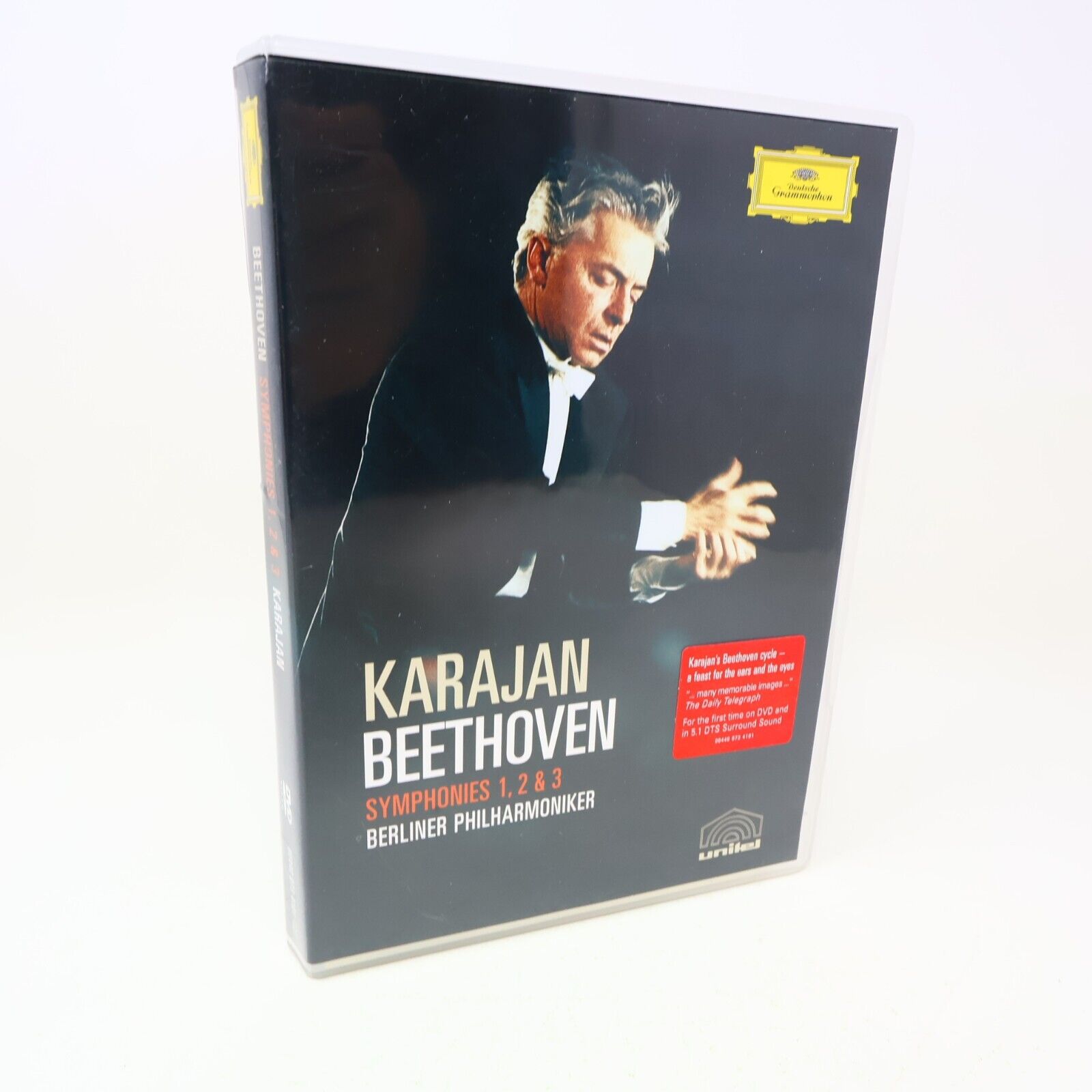 Herbert von Karajan Beethoven Symphonies #1-2-3 Berliner Philharmoniker DVD NTSC