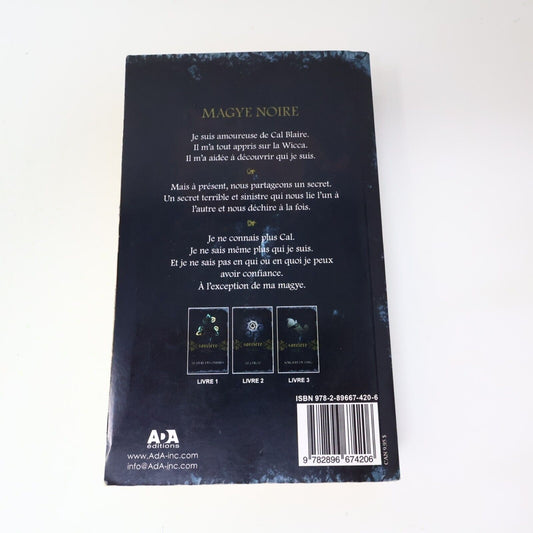 2010 Sorcière #4 Magye Noire de Cate Tiernan Sweep ADA Français Livre Paperback