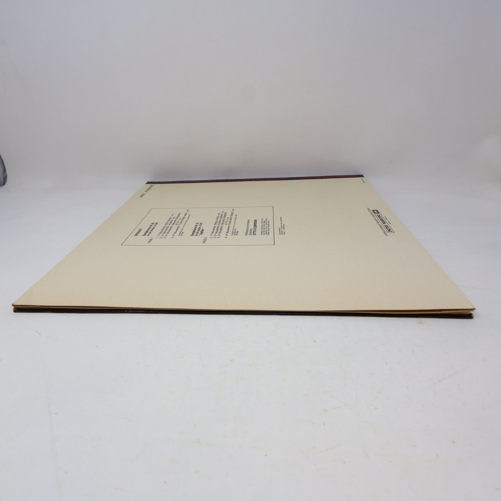 Otto Klemperer Philharmonia Orchestra Mozart Symphonies 40-41 Record C 059-01847