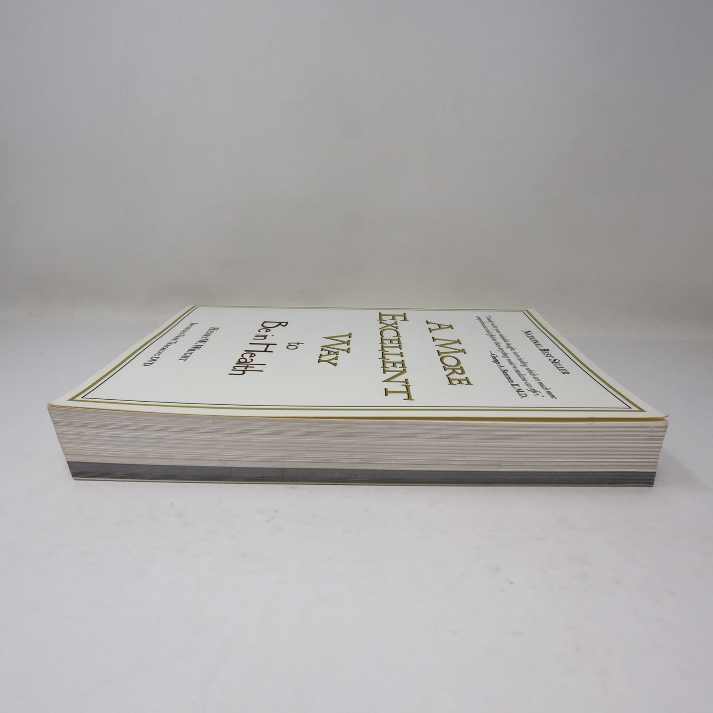 A More Excellent Way to Be in Health Henry W. Wright Whitaker House 2009 NO DVD