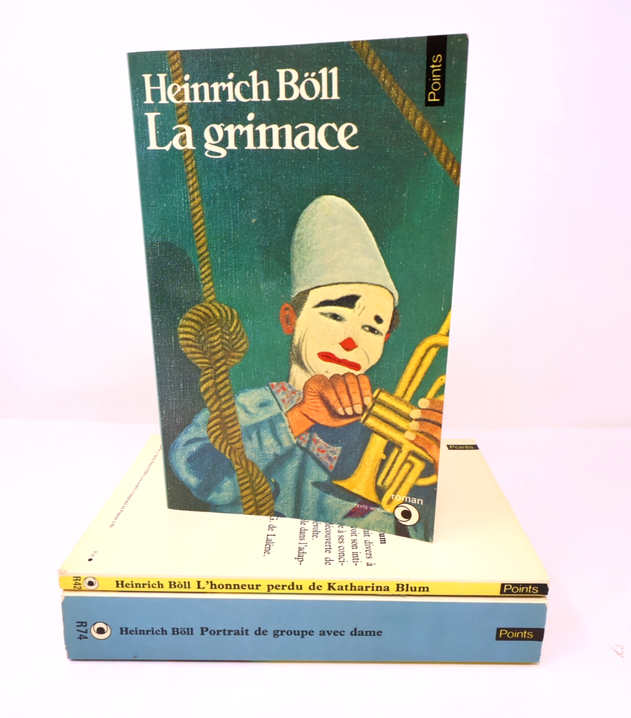 Heinrich Böll Lot 3 Livres Points Grimace/L'Honneur Perdu de Katharina Blum PB