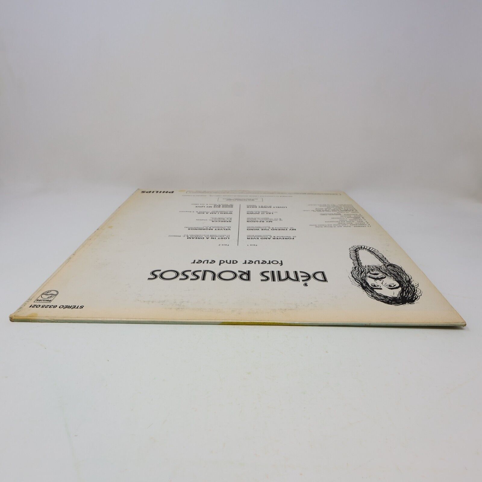 Démis Roussos Forever And Ever LP Record 6325 021 Canada My Friend The Wind 70s