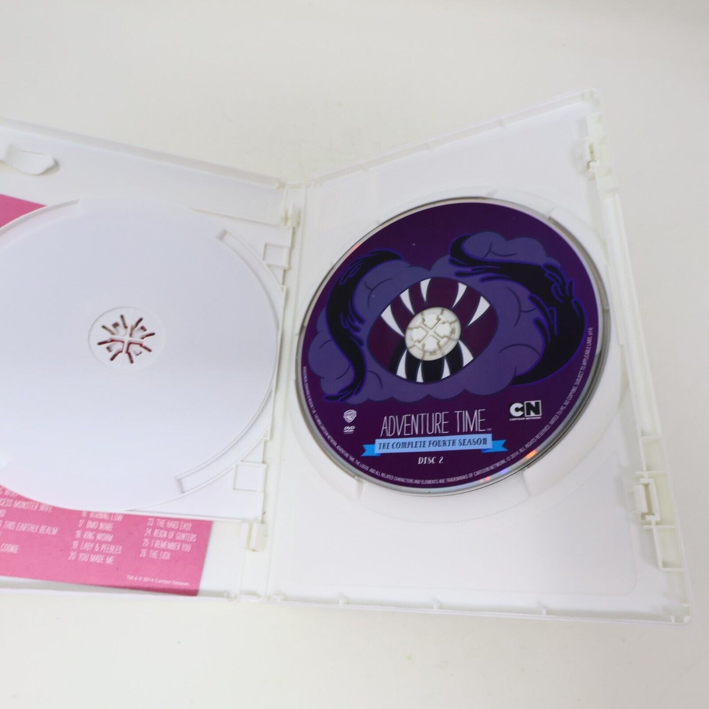 Adventure Time The Complete Fourth Season DVD Tested Cartoon Network Region 1