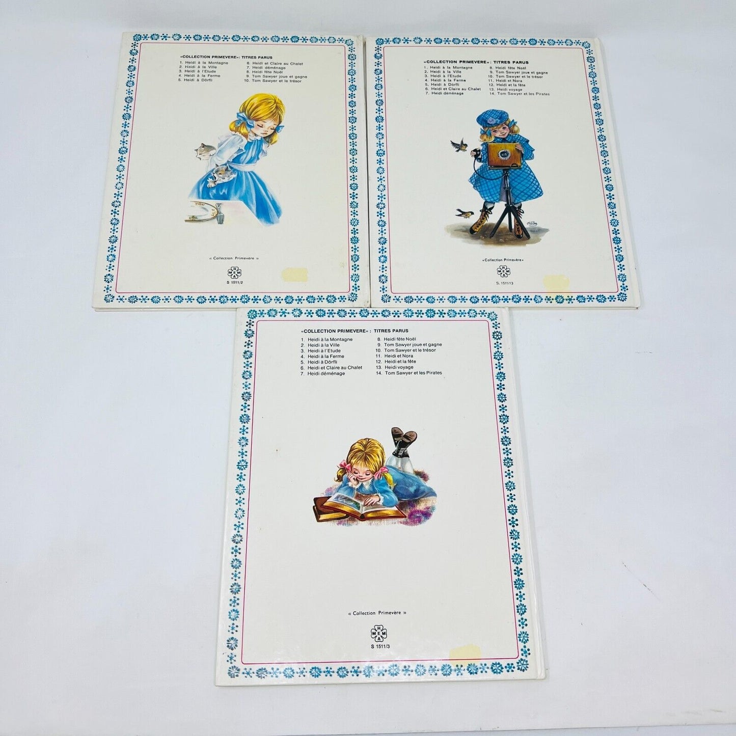 Lot 19 Livres Enfants Vintages Français French Children Bundle Candy Cités d'Or