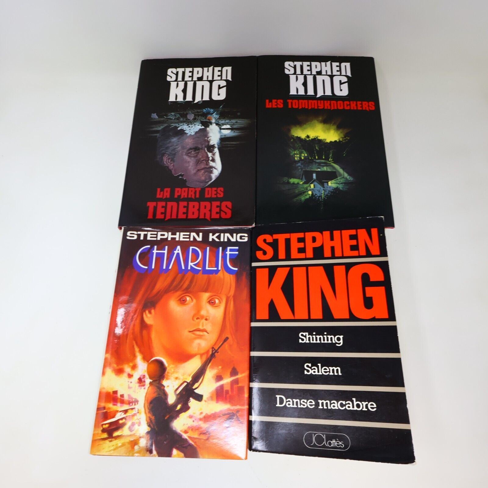 Lot 10 Livres Stephen King France-Loisirs/JCLattès Charlie Shinning Français