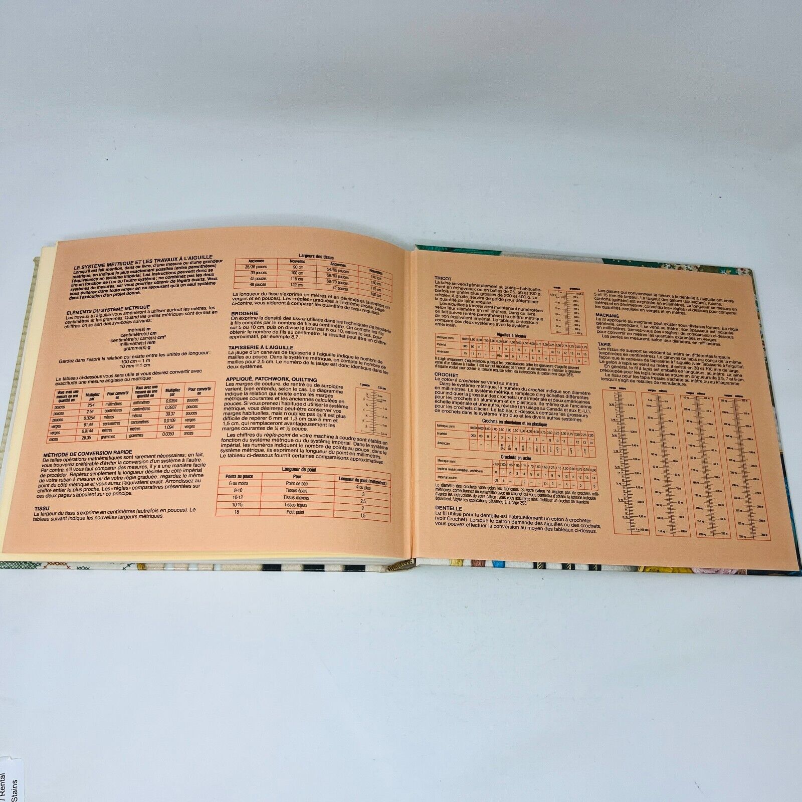 1981 Guide Complet des Travaux à l'Aiguille Couture Sélection du Reader's Digest
