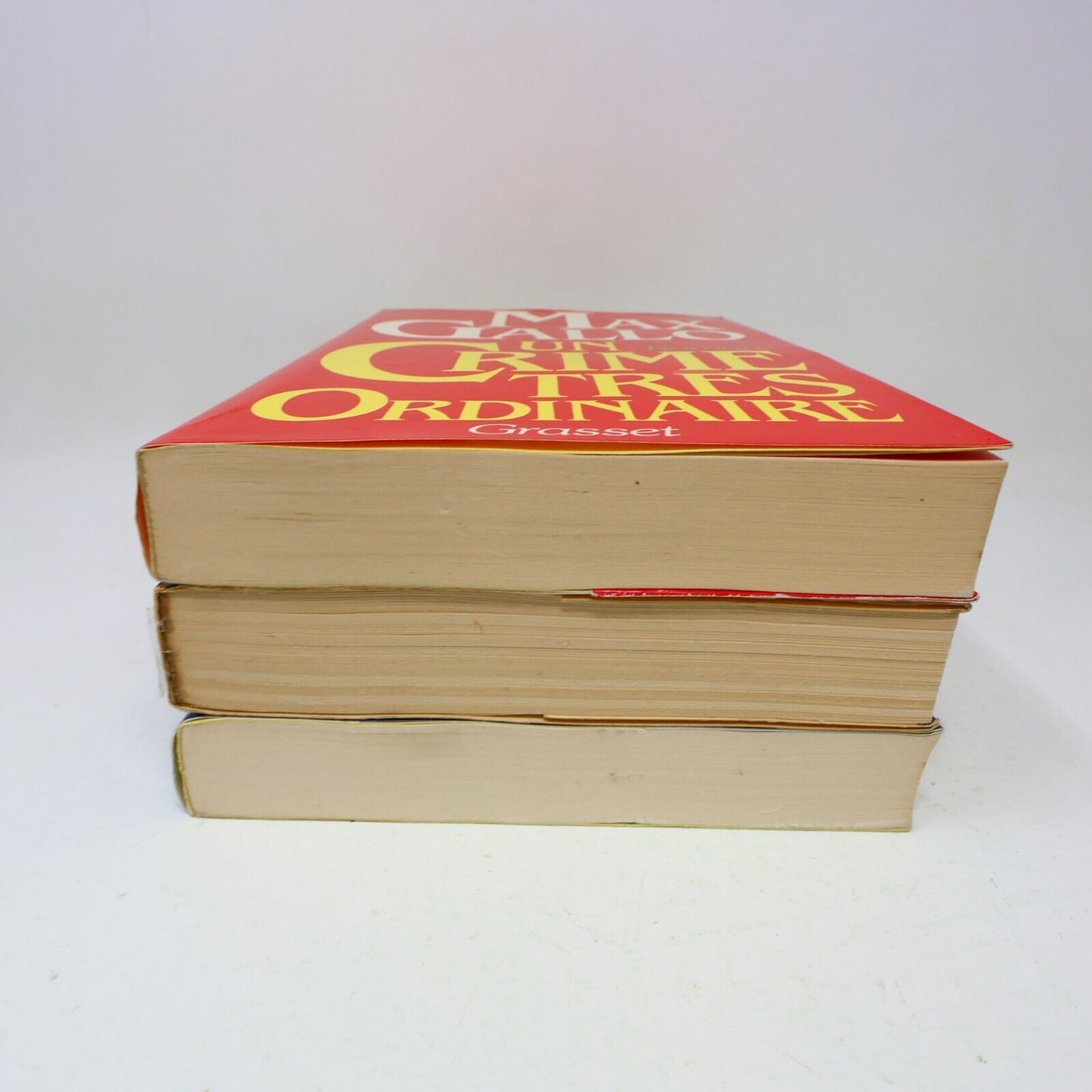 Max Gallo Affaire Intime Demeure des Puissants Crime Très Ordinaire Lot 3 Livres
