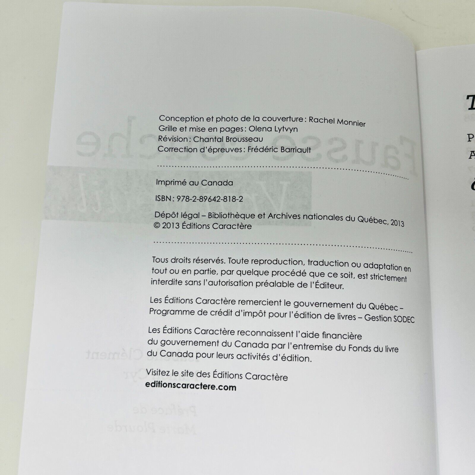 2013 Fausse Couche Vrai Deuil Clément/Cyr Psychologie Conseils Français Livre PB