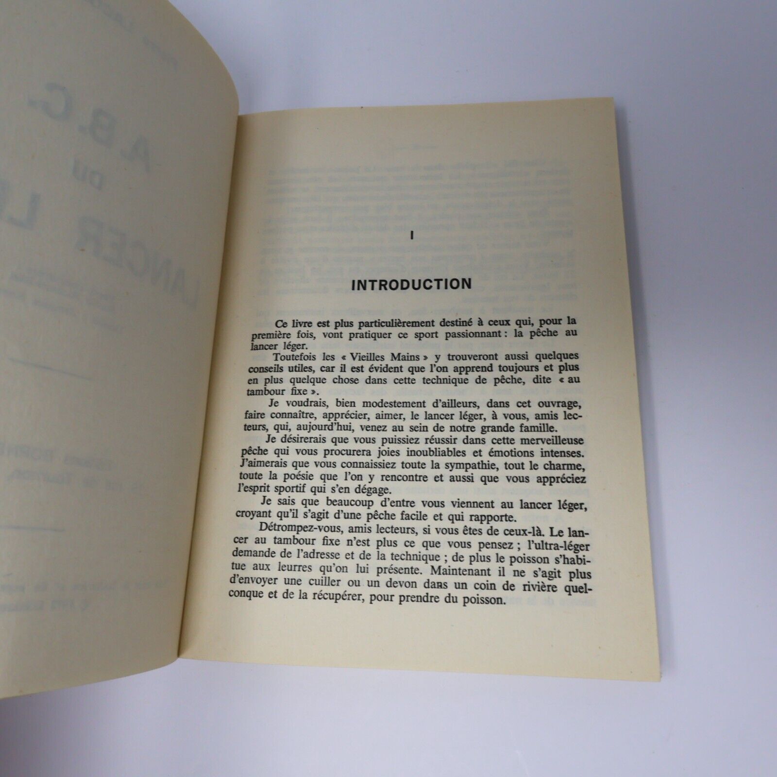 1972 ABC du Lancer Léger de Pierre Lacouche Paperback PB Bornemann Pêche Livre