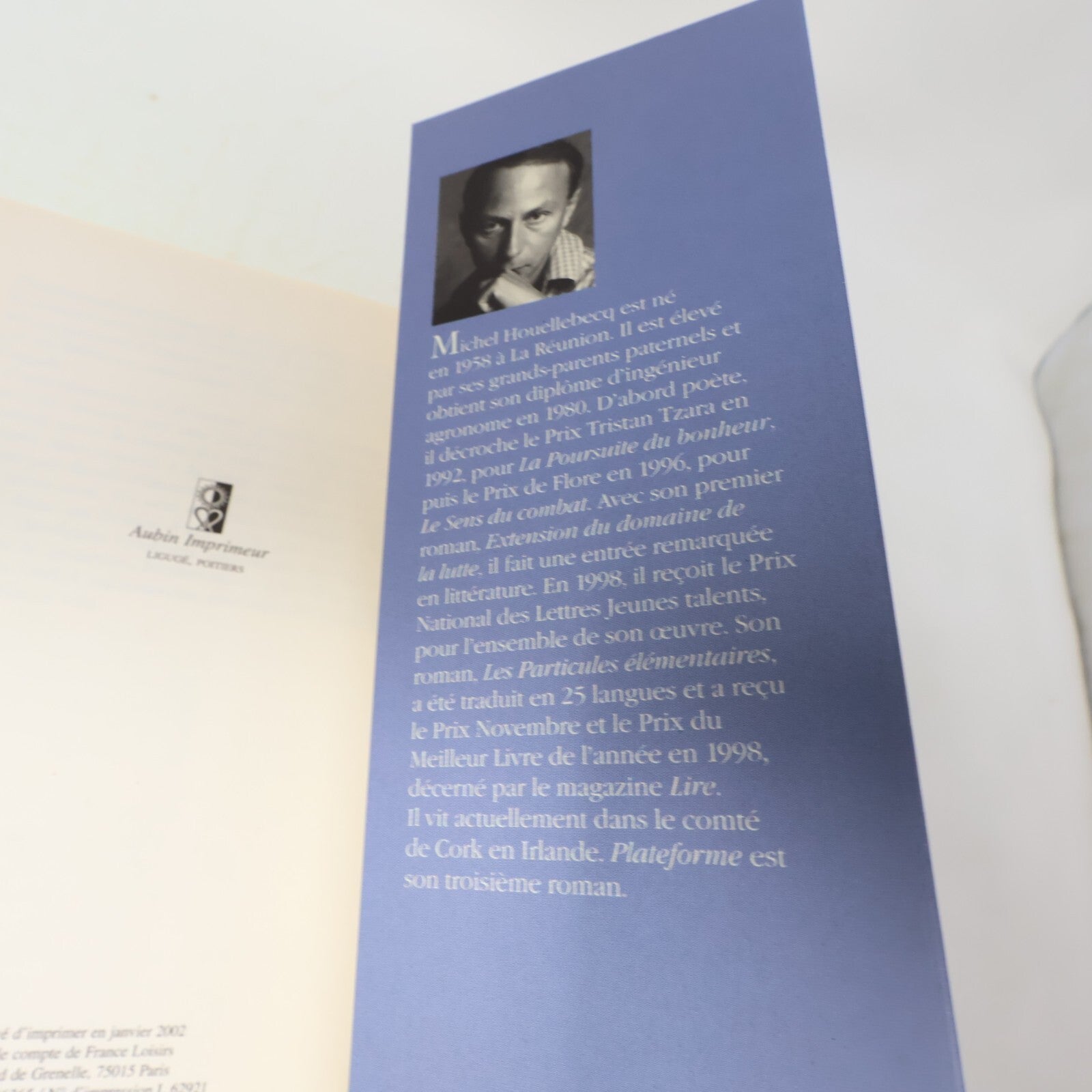 Michel Houellebecq Lot 2 Livres Les Particules Élémentaires/Plateforme Français