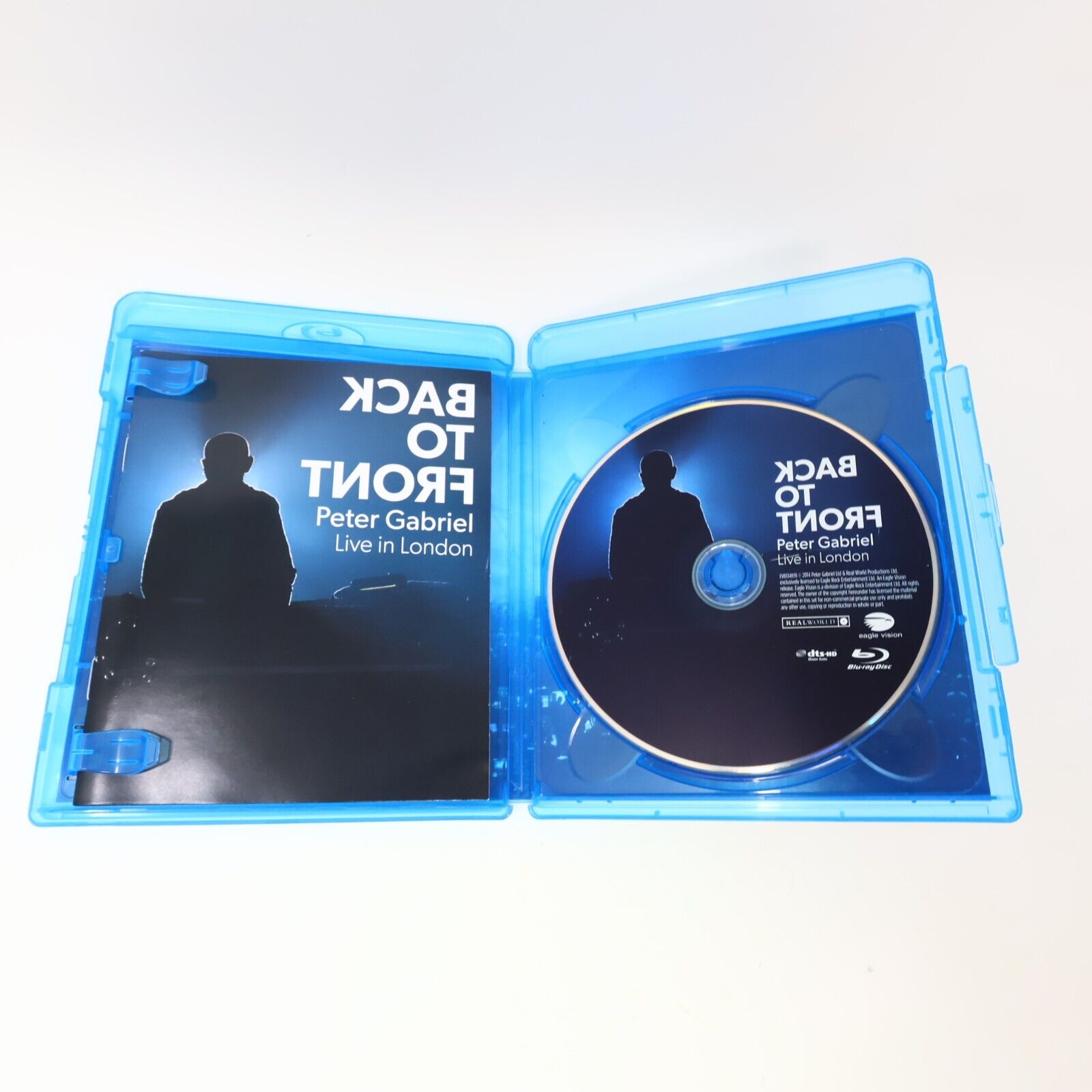 Back to Front Peter Gabriel Live in London Blu-ray 2014 Tested NTSC Concert