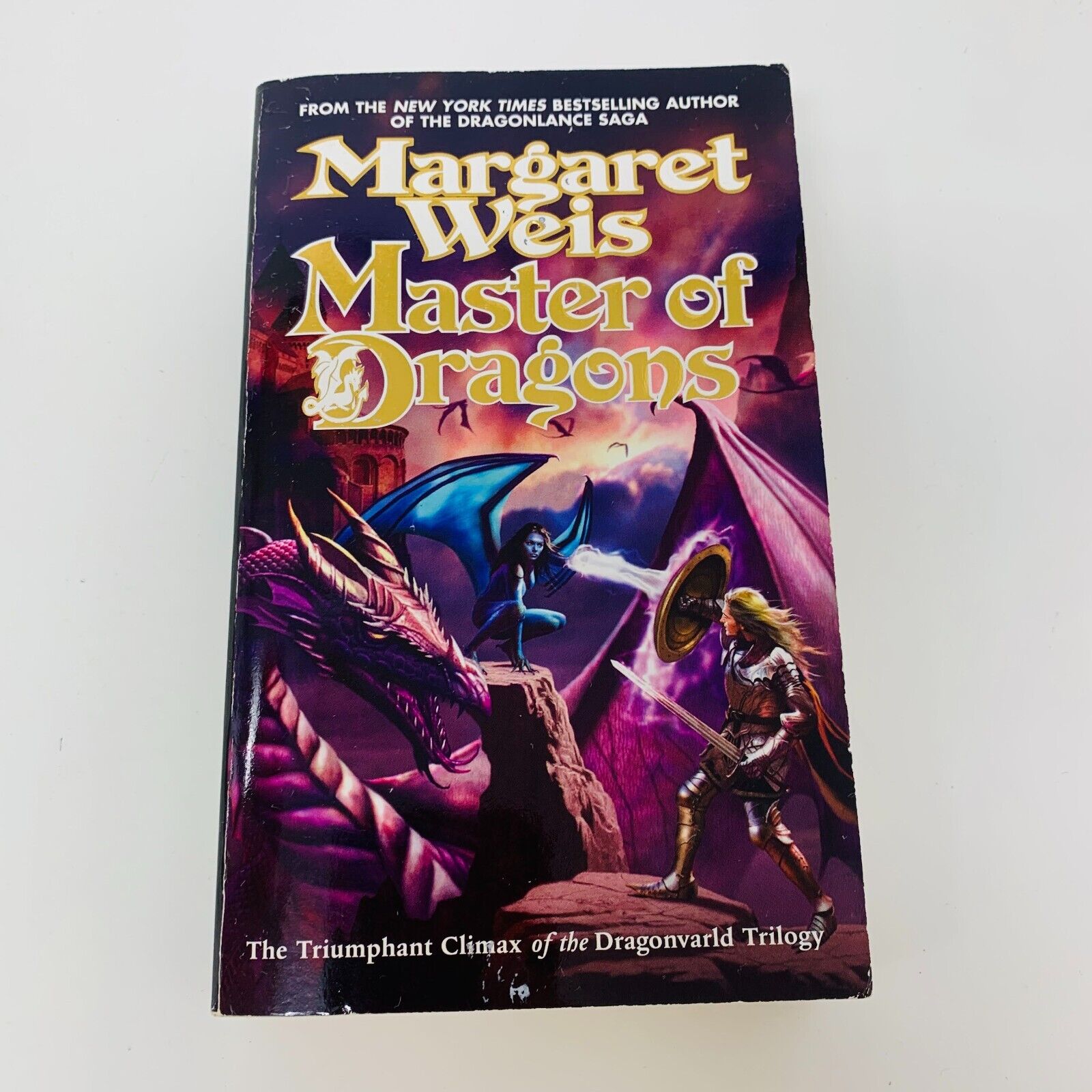 The Dragonvarld Trilogy TOR Margaret Weis Complete Set Lot Mistress of Dragons
