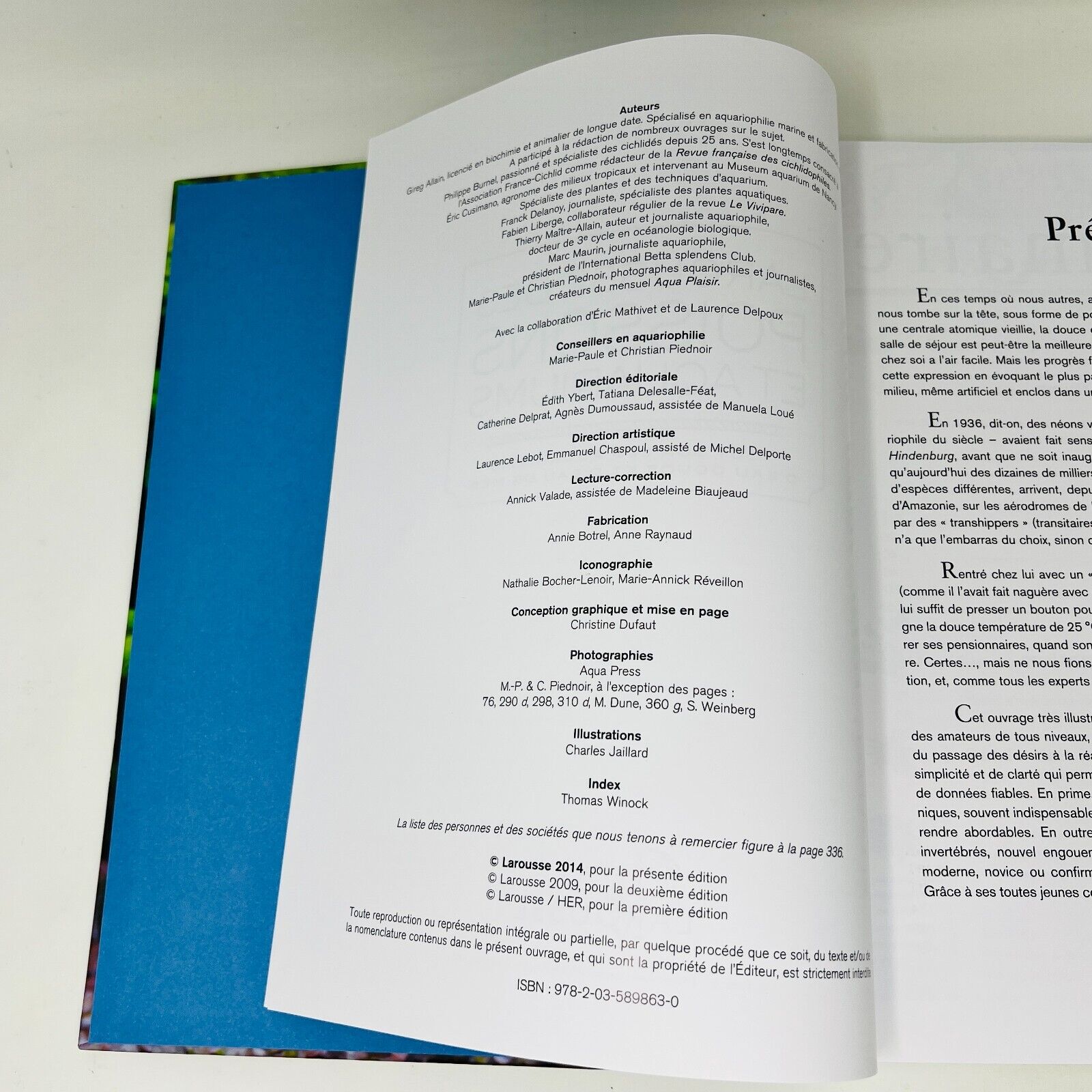 2014 Larousse des Poissons et Aquariums en Français/French Eau Douce & de Mer
