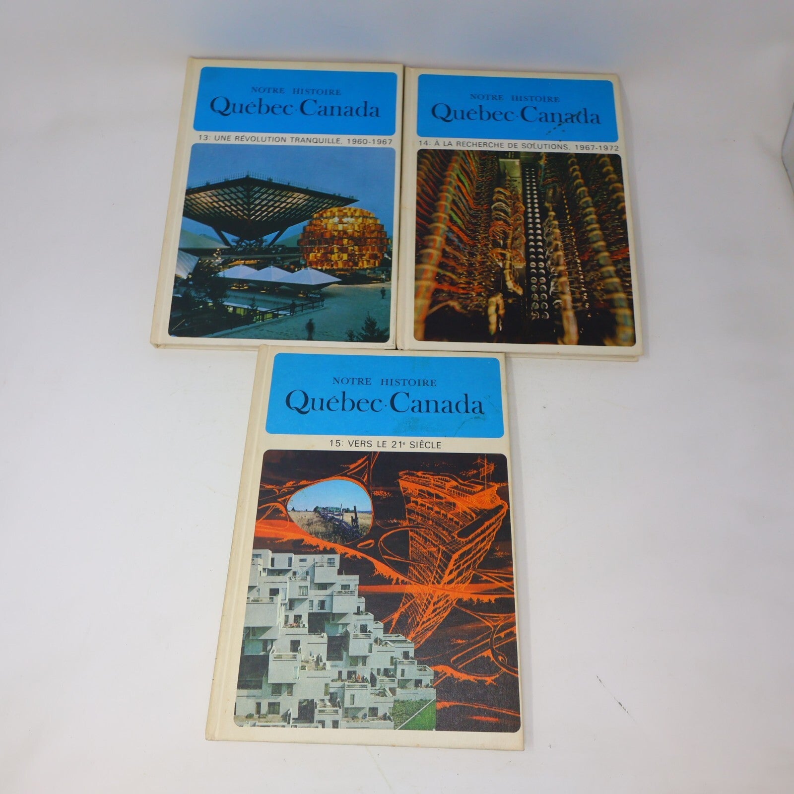 Notre Histoire Québec-Canada #1-15 Jacques Lacoursière Lot 15 Livres Complète HC