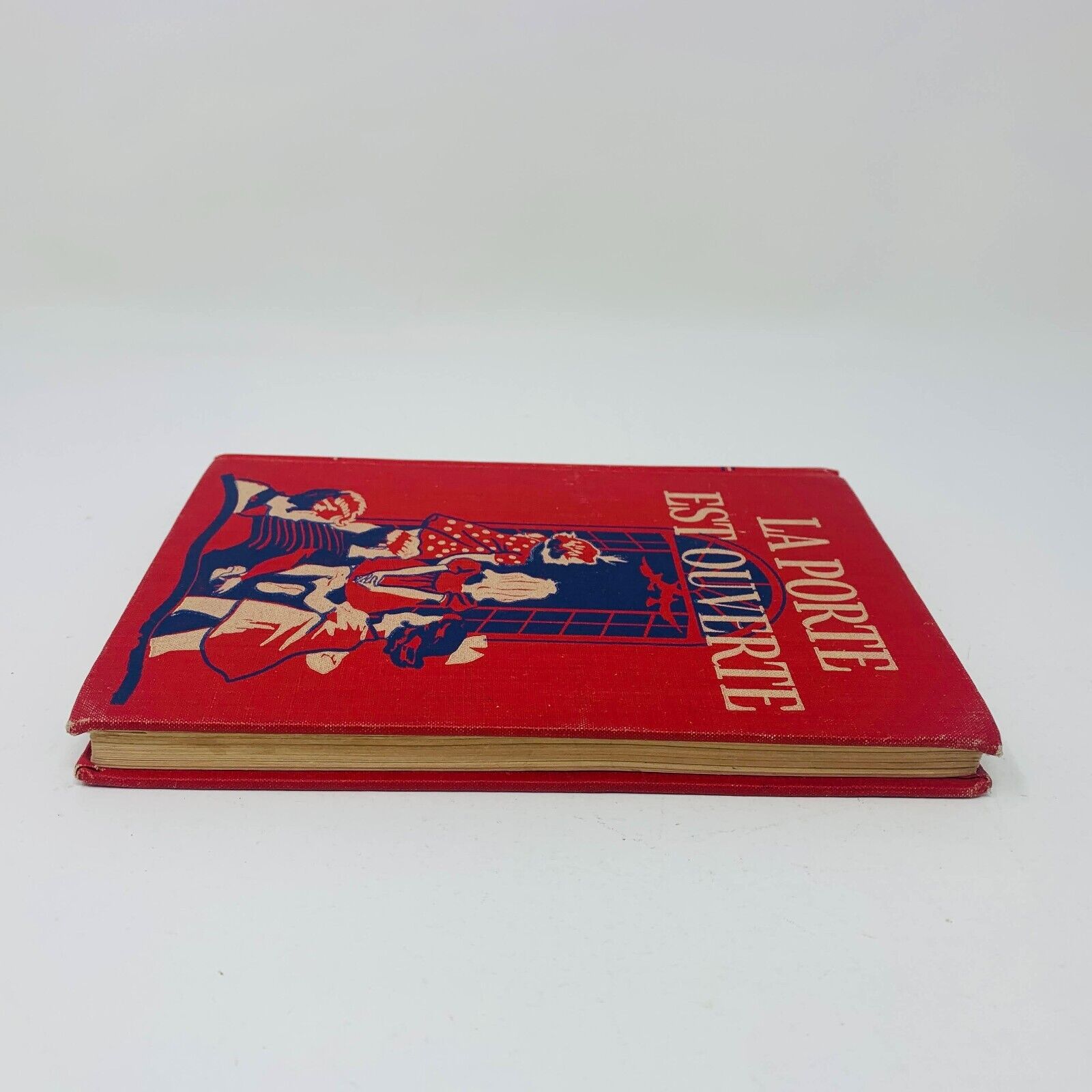 50's La Porte est Ouverte J'Apprends à Lire Premier Livre Cage Illustré Français