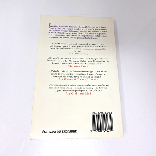 Un Barbier Riche David Chilton Trécarré 1997 PB Français French Affaires Livre