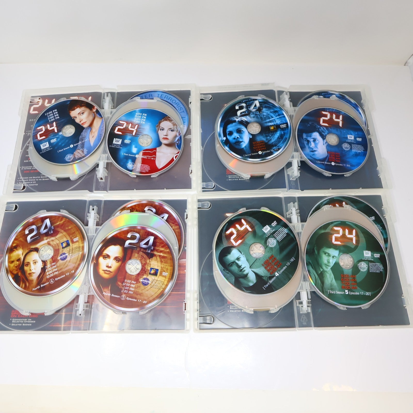 24 The Complete Series DVD Season 1-8 + Redemption + Bonus NTSC 56-Disc English
