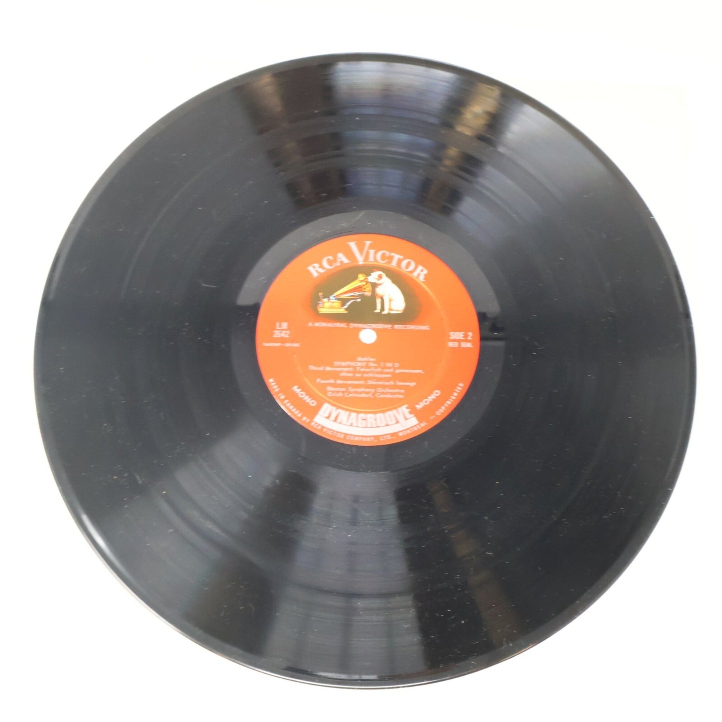 Mahler Boston Symphony Orchestra Erich Leinsdorf Symphony 1 Record LM-2642 Mono