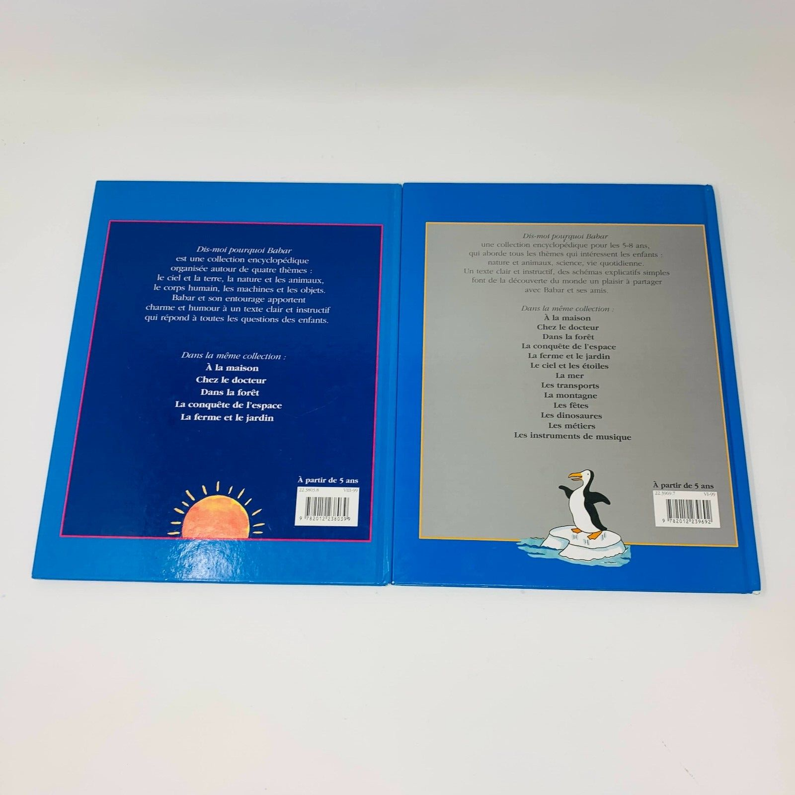 5x Livres Dis moi Babar & Babar Raconte pour Enfants en Français French Children