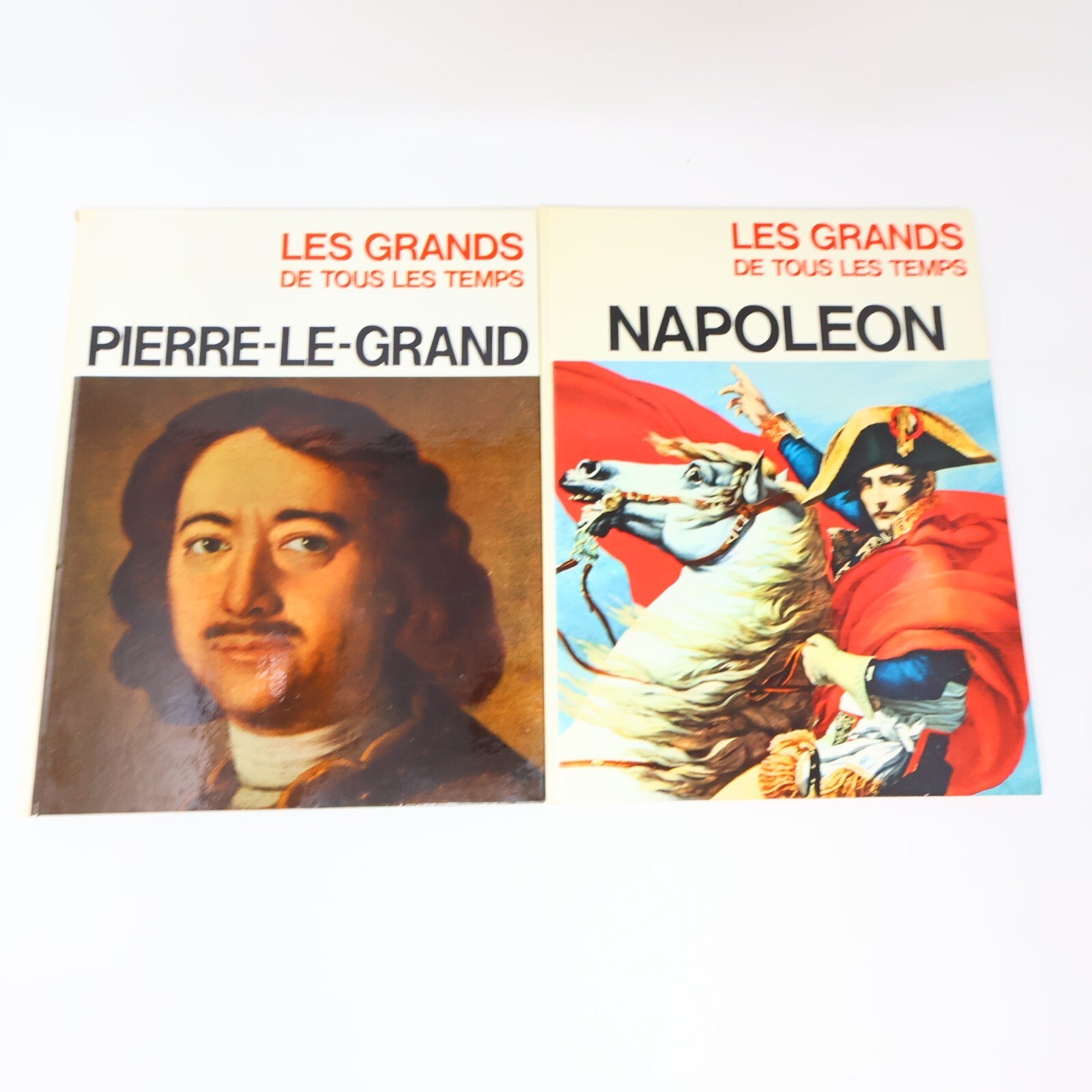 Les Grands de Tous les Temps Lot 19 Livres Français French Dargaud Histoire HC