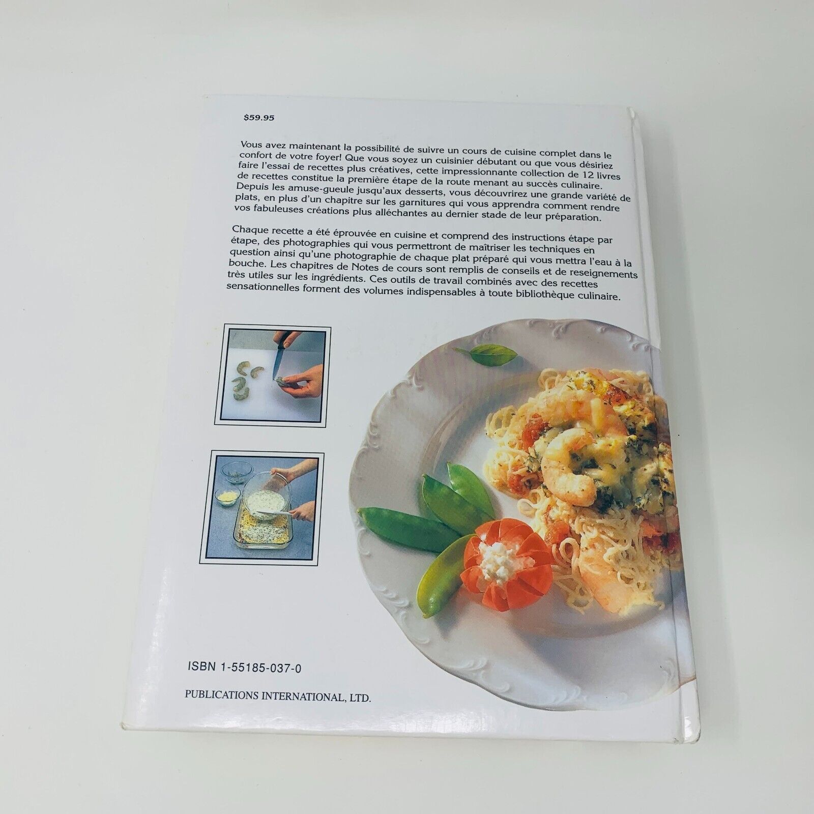 1994 Le Cours de Cuisine Complet Étape par Étape Livre de Recettes Cuisine HC