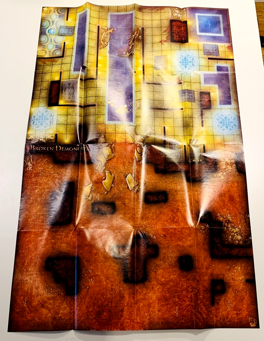 2006 Broken DemonGate Battle Map for Miniatures Game Dungeons & Dragons D&D WOTC