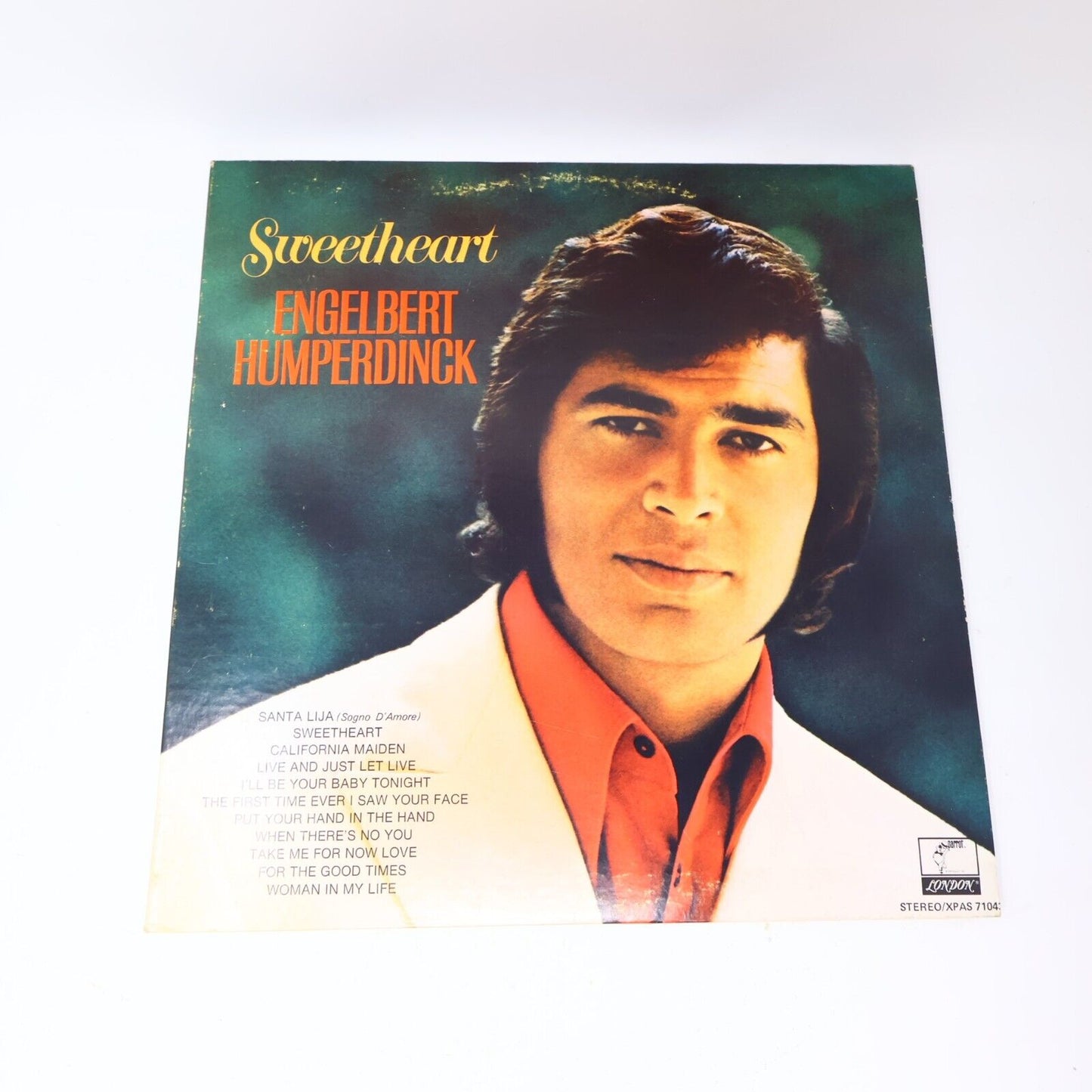 Engelbert Humperdinck Sweetheart LP Record Vinyl 1971 Canada Parrot XPAS 71043