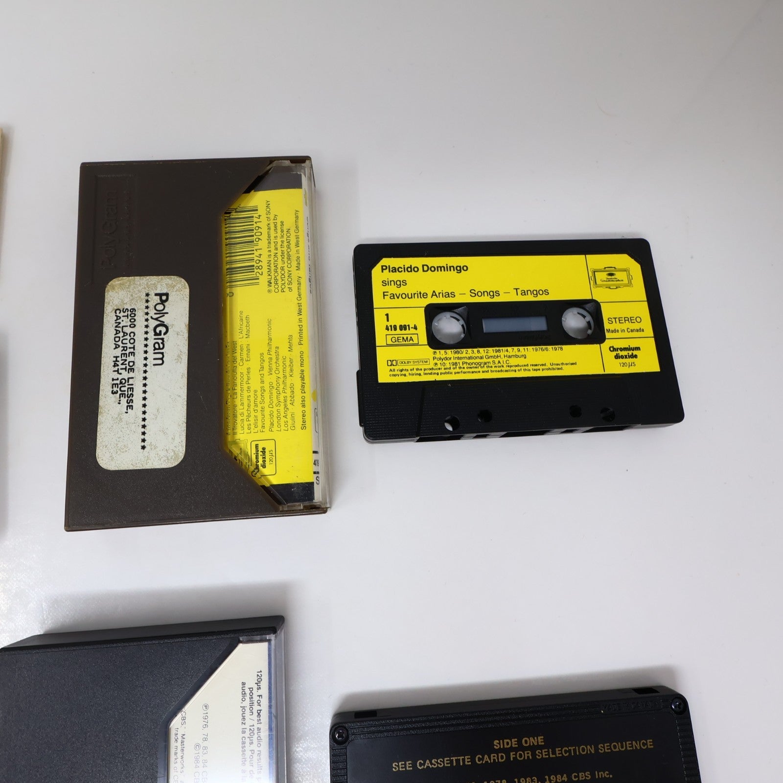Placido Domingo 11 Cassettes Lot Arias/Save your Nights for Me/Unknown Puccini