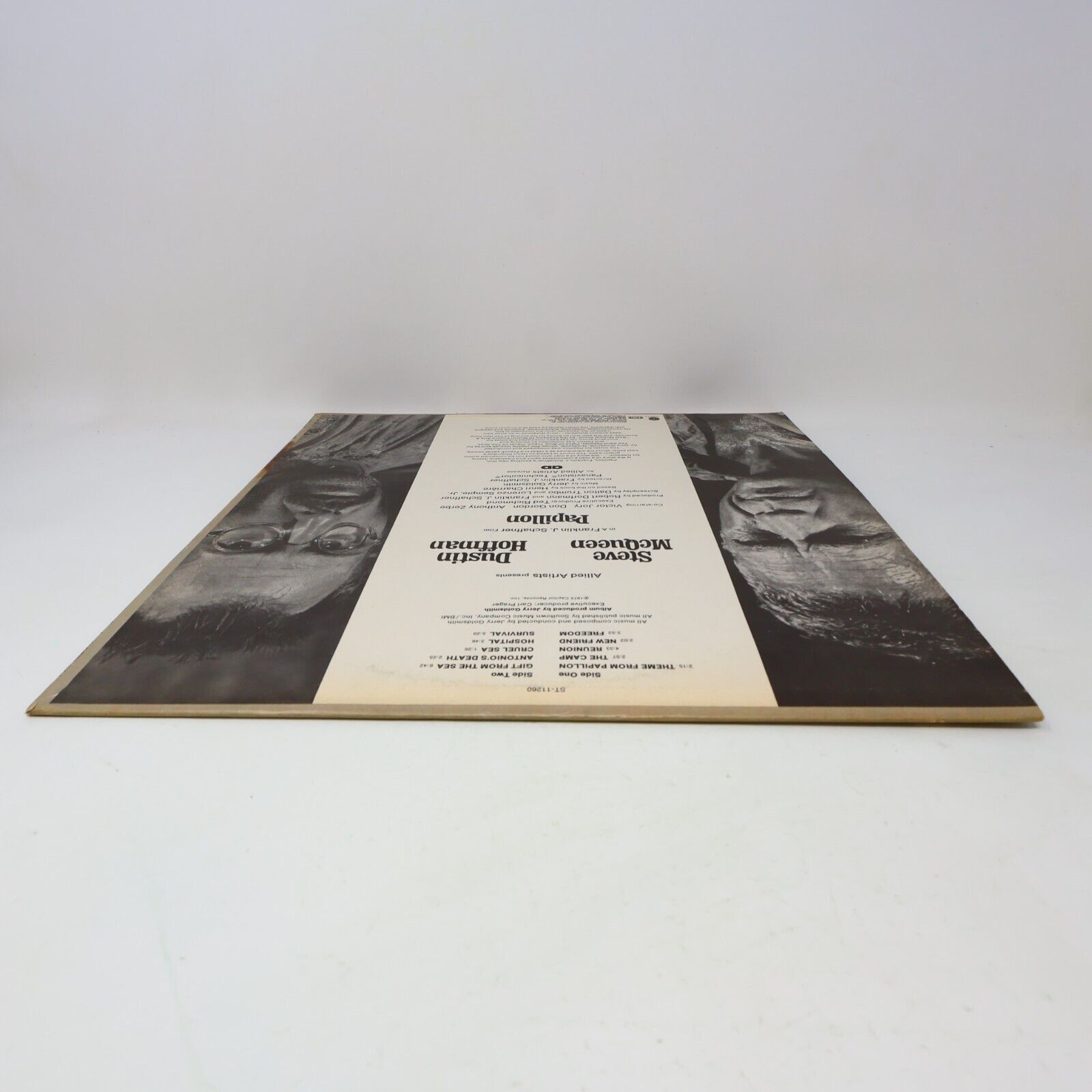 Jerry Goldsmith Papillon Movie Soundtrack LP Record 1973 ST-11260 Steve McQueen