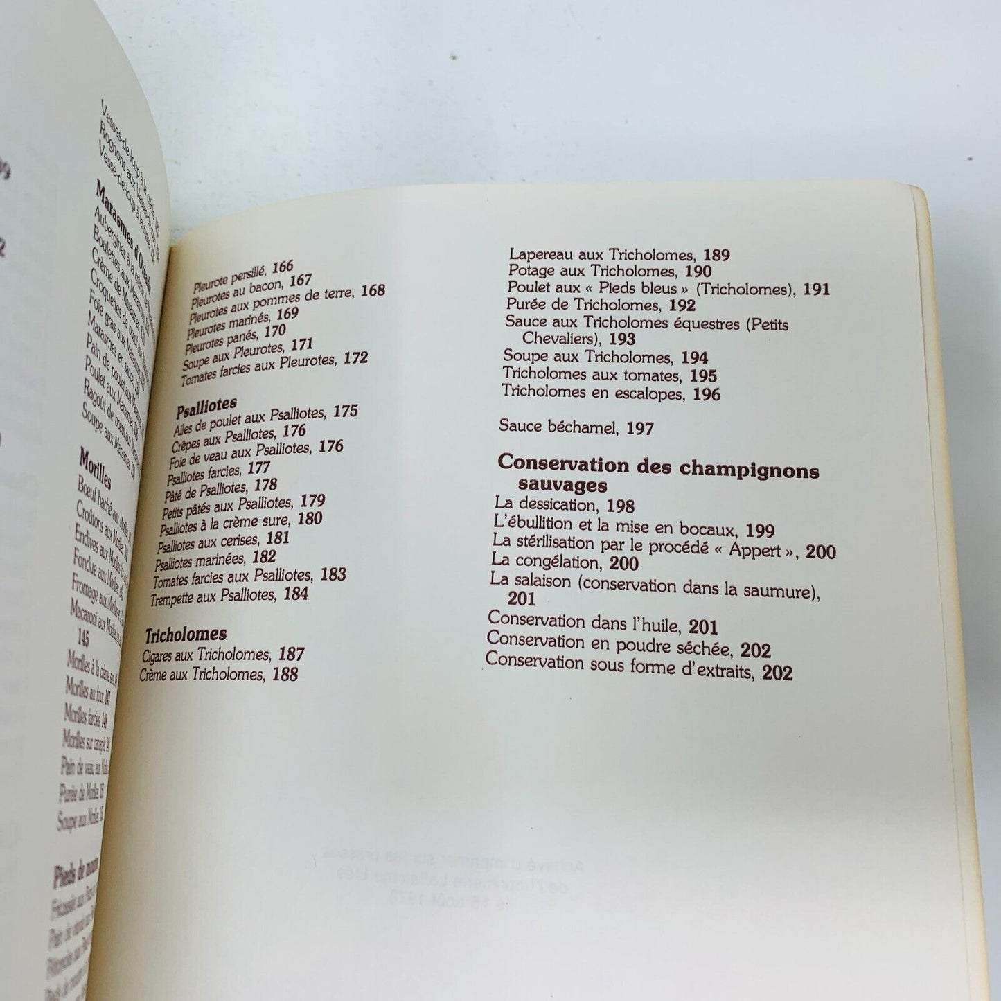 1978 Comment Apprêter les Champignons Sauvages Recettes Tante Cécile Bordeleau