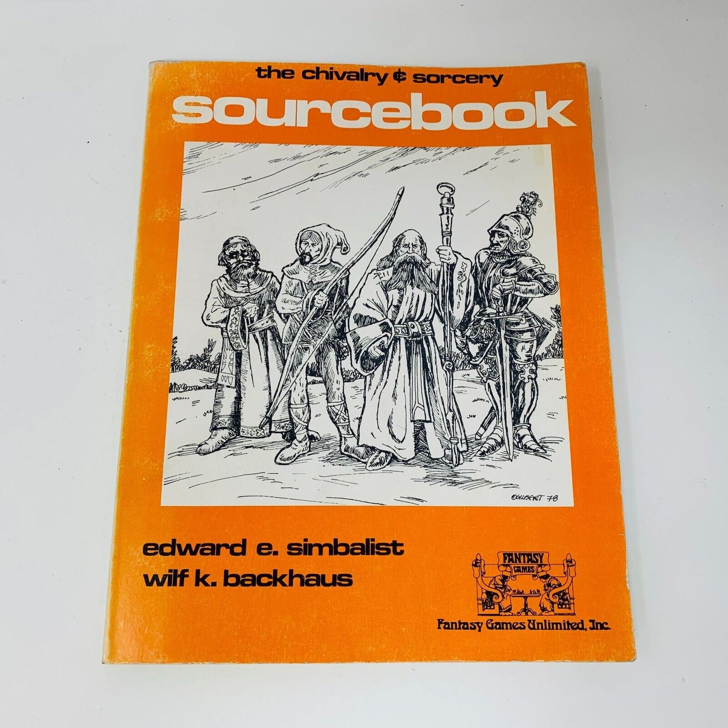 1978 The Chivalry & Sorcery Sourcebook RPG FGU Edward Simbalist & Wilf Backhaus