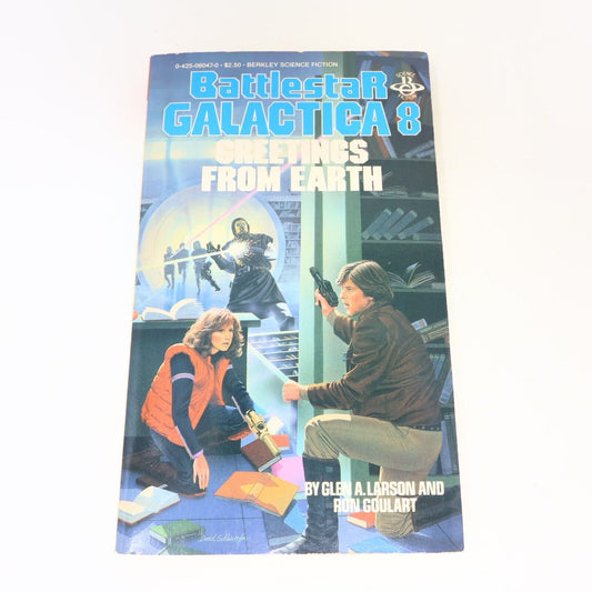 1983 Battlestar Gallactica #8 Greetings From Earth Larson/Goulart Berkley PB 80s