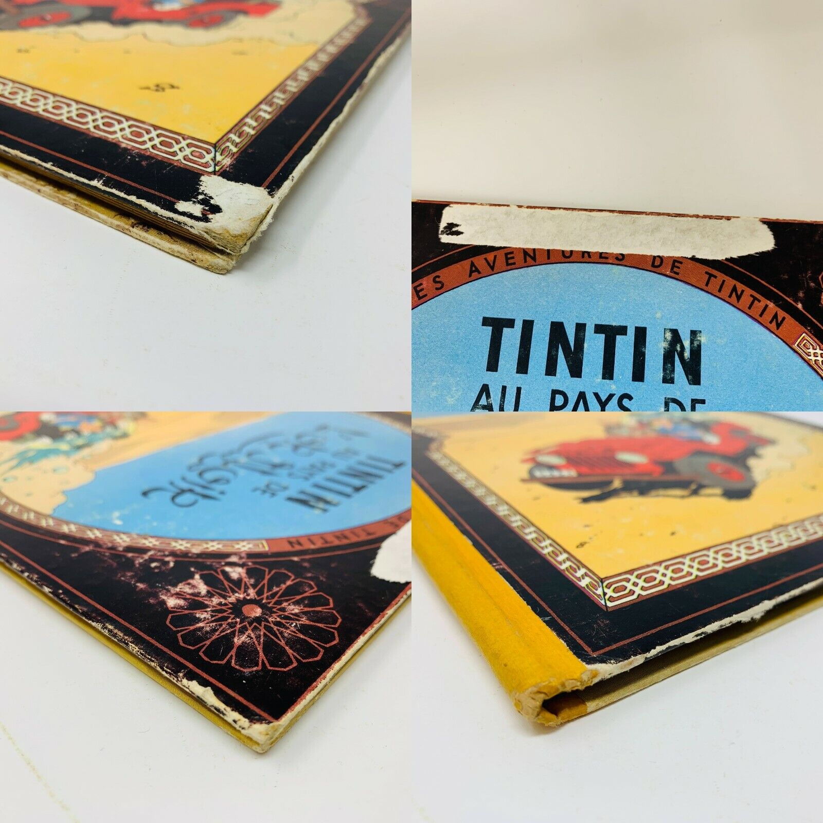1964 Tintin Au Pays de l'Or Noir Casterman Hergé en Français Bande Dessinée B35