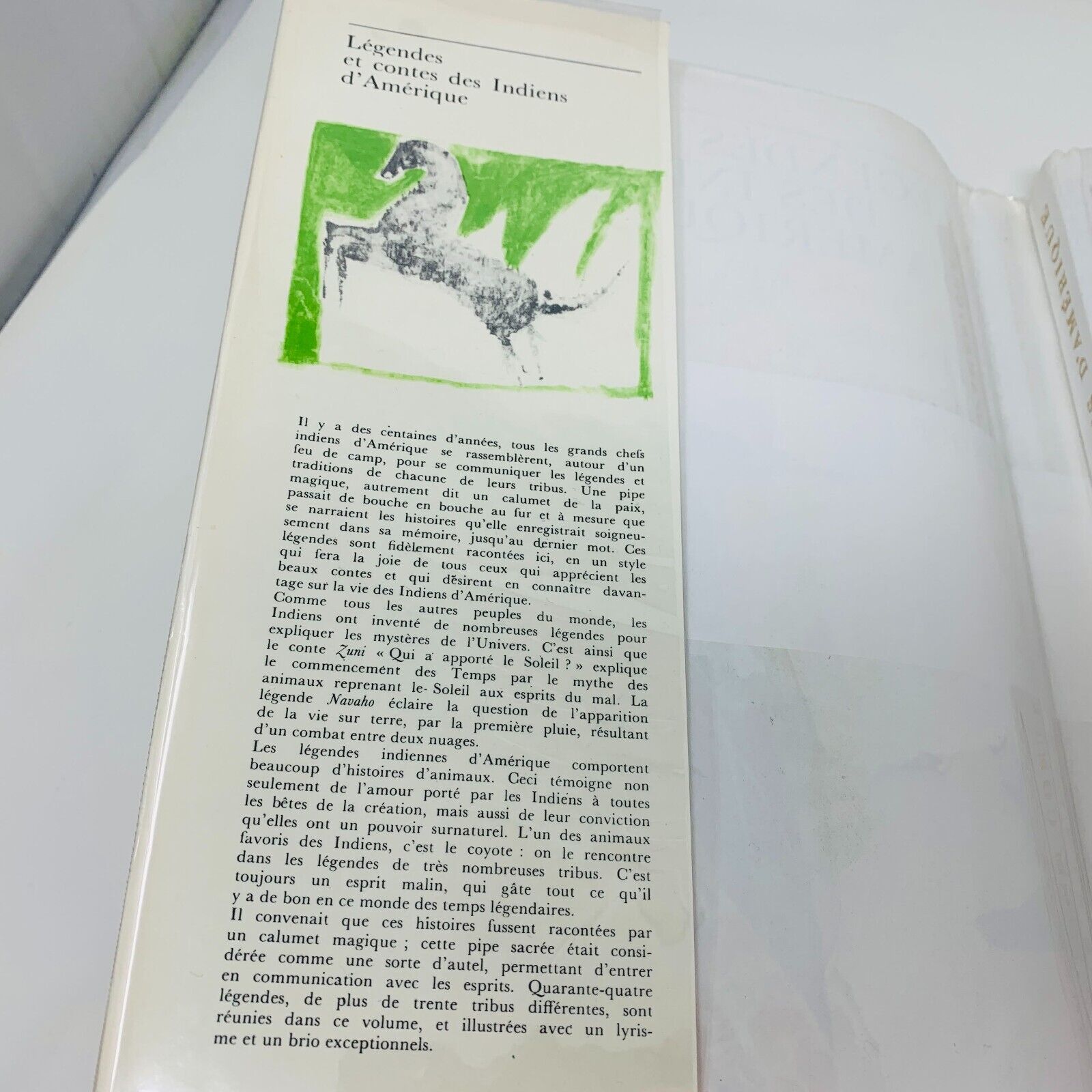 1980 Légendes et Contes des Indiens d'Amérique Grund Vladimir Hulpach Illustré