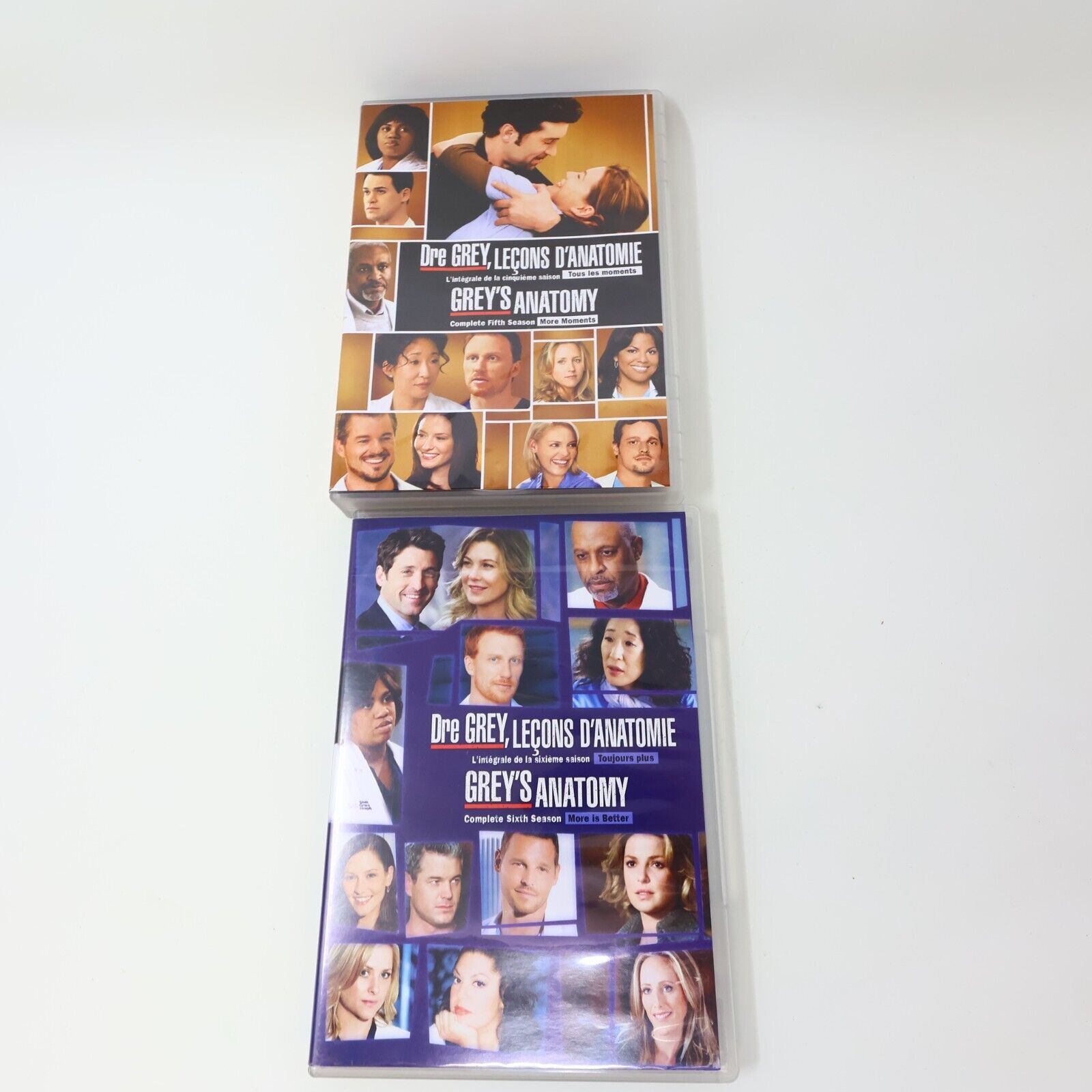 Dre Grey Leçons d'Anatomie/Grey's Anatomy Saisons #4-5-6 DVD Testés Lot Region 1