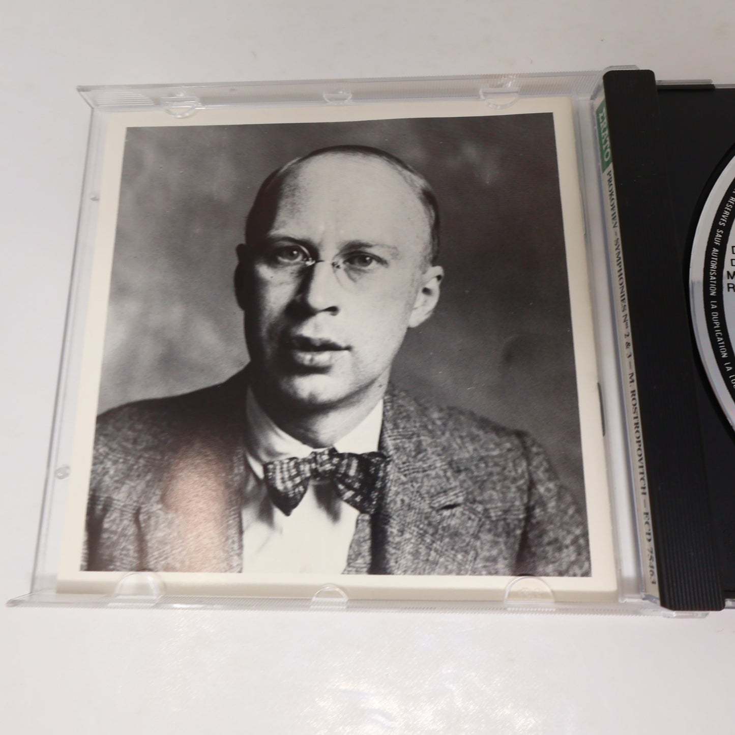 Prokofiev Symphonies N° 2 Op. 40 - N° 3 Op. 44 CD Mstislav Rostropovich Erato